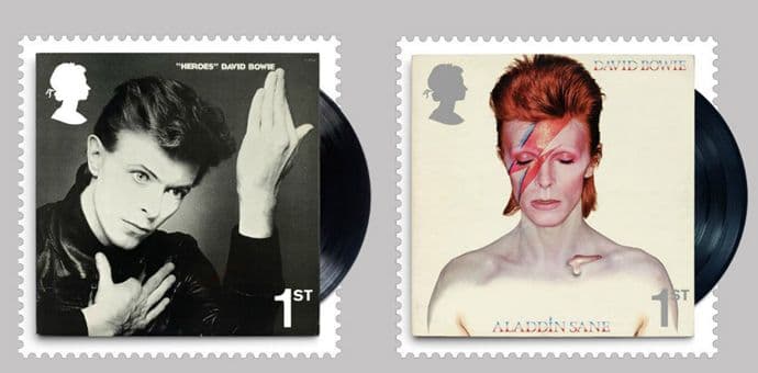 Dejvid Bouvi na britanskim poštanskim markama Dejvid Bouvi na britanskim poštanskim markama