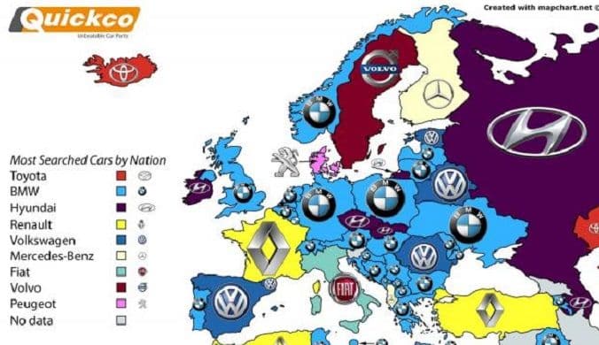 Koje marke automobila se najviše "guglaju" u svijetu? Koje marke automobila se najviše "guglaju" u svijetu?
