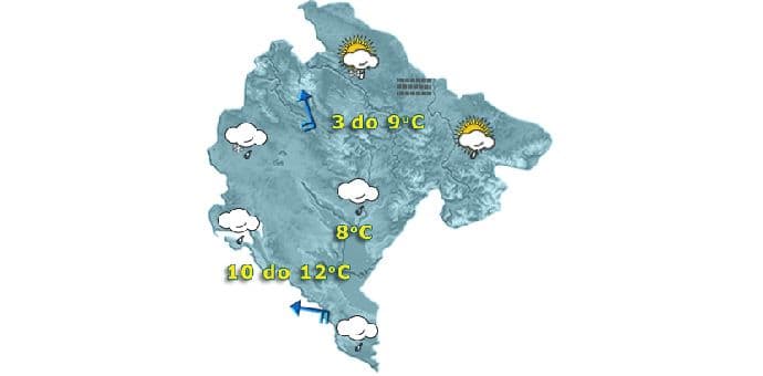 METEO: Sjutra sunce, kiša i snijeg METEO: Sjutra sunce, kiša i snijeg