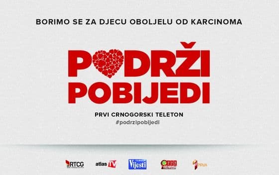 Prvi crnogorski Teleton 15. februara: Prikuplja se novac za djecu oboljelu od karcinoma Prvi crnogorski Teleton 15. februara: Prikuplja se novac za djecu oboljelu od karcinoma