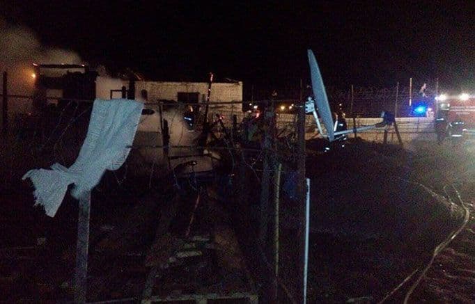 Požar u romskom kampu na Koniku Požar u romskom kampu na Koniku