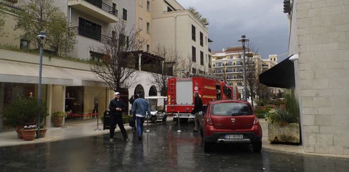 Manji požar u Porto Montenegru Manji požar u Porto Montenegru