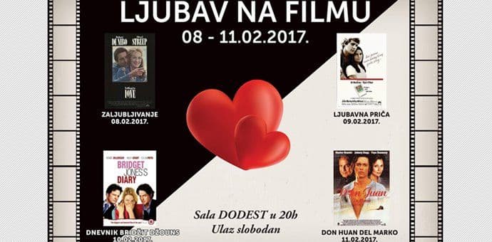 "Zaljubljivanje" otvara "Ljubav na filmu" "Zaljubljivanje" otvara "Ljubav na filmu"