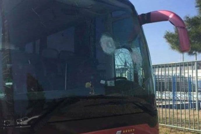 Kamenovan autobus "Karpoš Sokolija" Kamenovan autobus "Karpoš Sokolija"