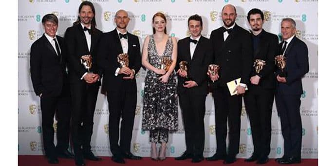 BAFTA: Pet maski za "La La Lend" BAFTA: Pet maski za "La La Lend"