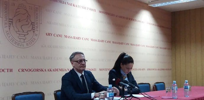 Radonjić: Političkoj raspravi o "Gorskom vijencu" nije mjesto u CANU Radonjić: Političkoj raspravi o "Gorskom vijencu" nije mjesto u CANU