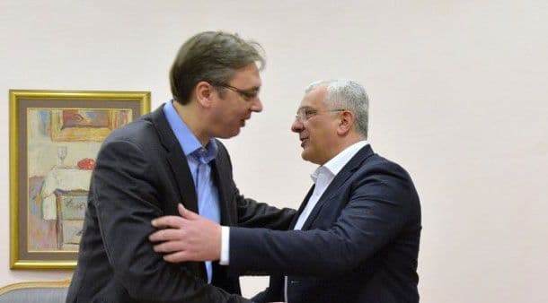 DF: U Beogradu se sastali Mandić i Vučić DF: U Beogradu se sastali Mandić i Vučić