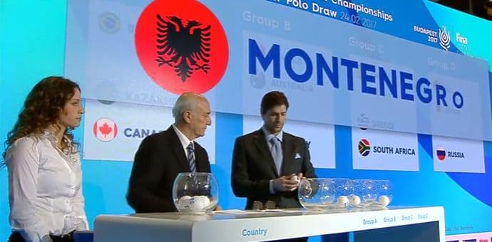 Dobar žrijeb za "ajkule" na SP, albanska zastava umjesto crnogorske! Dobar žrijeb za "ajkule" na SP, albanska zastava umjesto crnogorske!