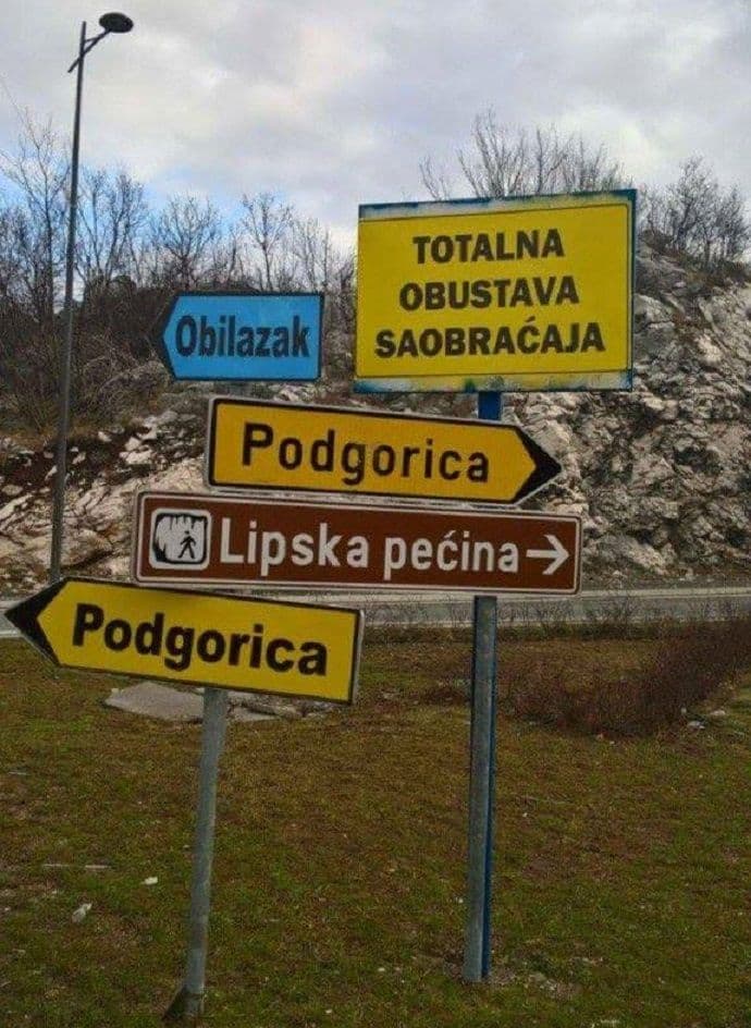 Svi putevi vode u Podgoricu Svi putevi vode u Podgoricu