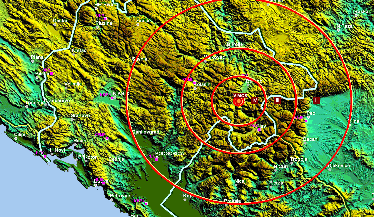 Zemljotres kod Berana Zemljotres kod Berana