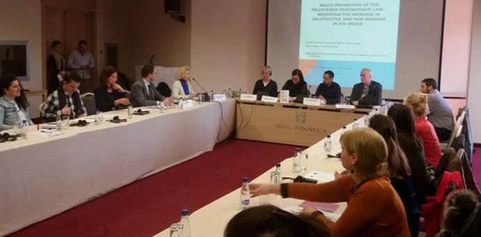 Trening o uvođenju registrovanih istopolnih partnerstava u pravni sistem CG Trening o uvođenju registrovanih istopolnih partnerstava u pravni sistem CG