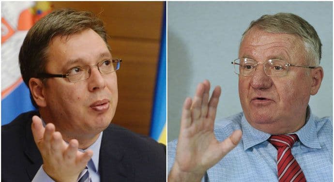 Vučić Šešelju: Smanji ton i pokaži snagu na izborima Vučić Šešelju: Smanji ton i pokaži snagu na izborima