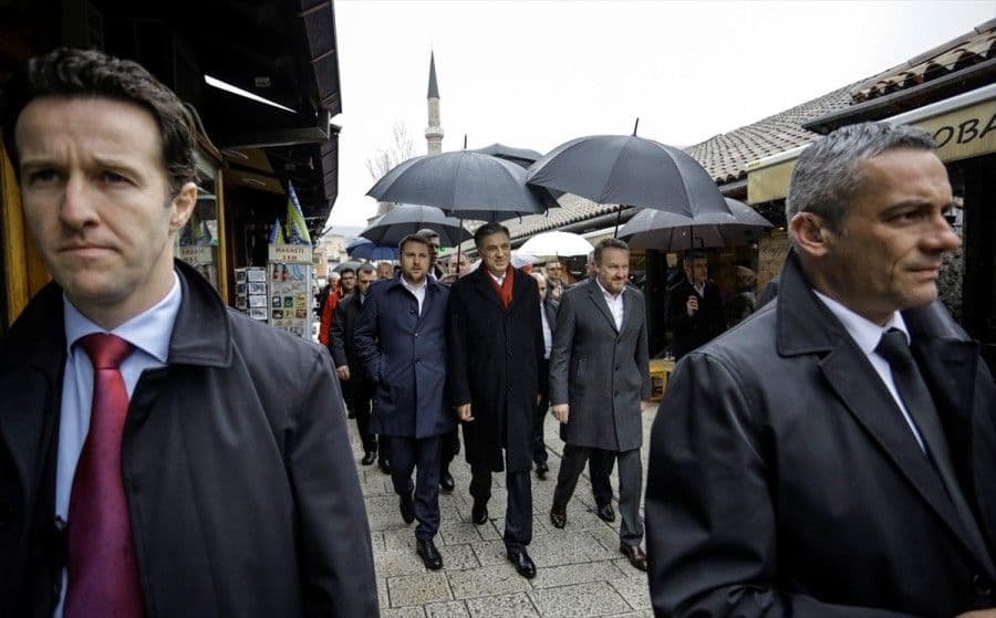 FOTO: Vujanović prošetao Sarajevom FOTO: Vujanović prošetao Sarajevom