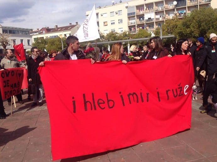 Podgorica: Osmomartovski marš žena se pridružio majkama Podgorica: Osmomartovski marš žena se pridružio majkama