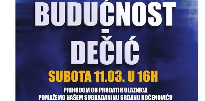 Humanitarna akcija: FK Budućnost za pomoć Srđanu Roćenoviću Humanitarna akcija: FK Budućnost za pomoć Srđanu Roćenoviću