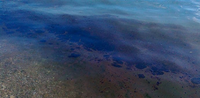 Utvrđeno porijeklo naftne mrlje u moru kod Slovenske plaže Utvrđeno porijeklo naftne mrlje u moru kod Slovenske plaže