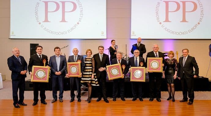 Crnogorskim privrednicima u Dubrovniku dodijeljeno devet nagrada Crnogorskim privrednicima u Dubrovniku dodijeljeno devet nagrada