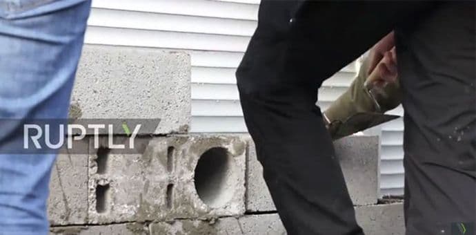 Ukrajinci zazidali rusku banku (VIDEO) Ukrajinci zazidali rusku banku (VIDEO)