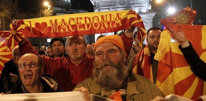 Protesti u više gradova Makedonije protiv albanske platforme Protesti u više gradova Makedonije protiv albanske platforme