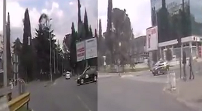 Podgorica: Taksista kroz crveno, samo bahato Podgorica: Taksista kroz crveno, samo bahato