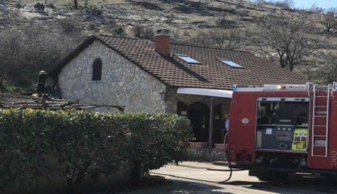 Požar u restoranu na Vranjskim njivama Požar u restoranu na Vranjskim njivama