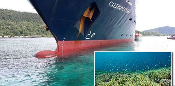 Kruzer uništio svjetsko čudo prirode Kruzer uništio svjetsko čudo prirode