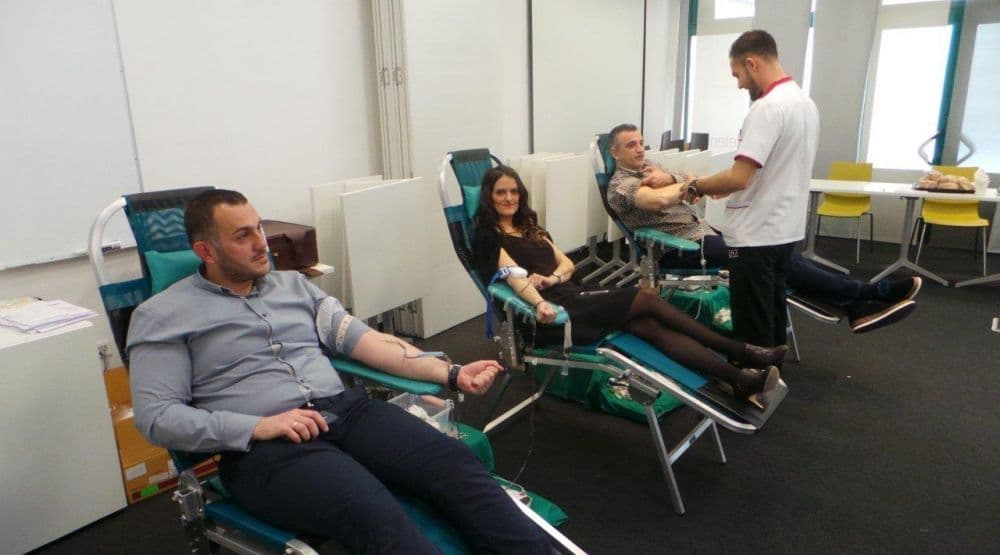 Zaposleni u Telenoru dobrovoljno dali krv Zaposleni u Telenoru dobrovoljno dali krv