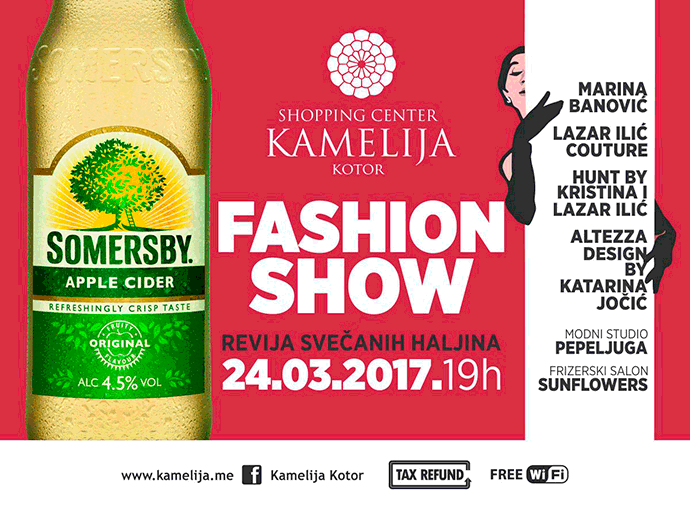 Revija svečanih haljina u Kotoru 24. marta Revija svečanih haljina u Kotoru 24. marta