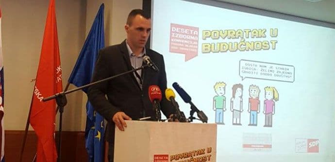 Pešić na desetoj Konvenciji Foruma mladih SDP Hrvatske Pešić na desetoj Konvenciji Foruma mladih SDP Hrvatske