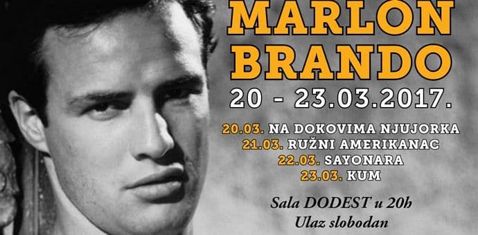 Četiri filma Marlona Branda u DODEST-u Četiri filma Marlona Branda u DODEST-u