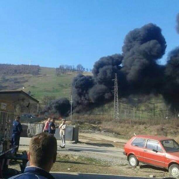 Izbio veliki požar u Elektrodistribuciji BP Izbio veliki požar u Elektrodistribuciji BP