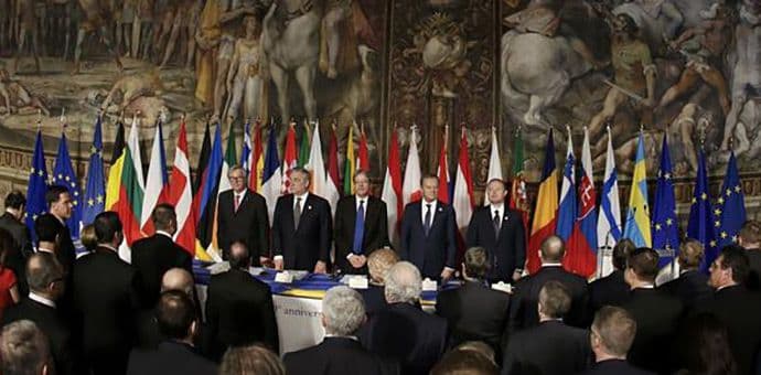 Lideri EU potpisali deklaraciju o Evropi "u više brzina" Lideri EU potpisali deklaraciju o Evropi "u više brzina"