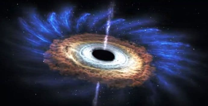 Supermasivna crna rupa juri svemirom brzinom od 8 miliona km/h Supermasivna crna rupa juri svemirom brzinom od 8 miliona km/h