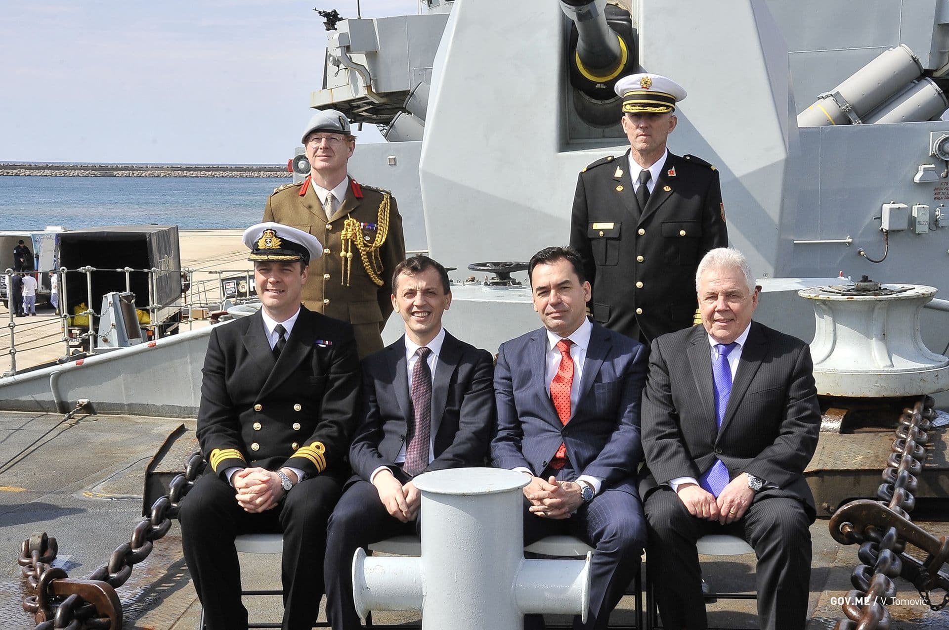 Bošković posjetio fregatu HMS ,,Monmouth“ Kraljevske ratne mornarice Bošković posjetio fregatu HMS ,,Monmouth“ Kraljevske ratne mornarice