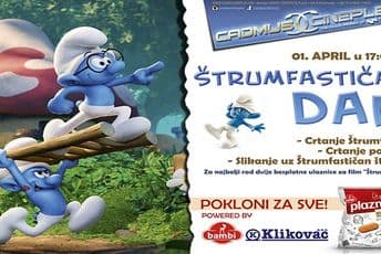 Štrumfastičan dan u bioskopu Cadmus Cineplex