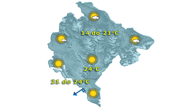 Sunčan vikend, uskoro nove padavine Sunčan vikend, uskoro nove padavine