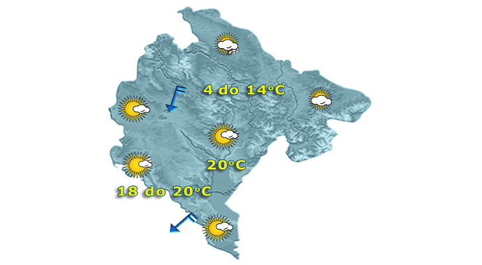 Pogledajte kakvo nas vrijeme očekuje za dane vikenda Pogledajte kakvo nas vrijeme očekuje za dane vikenda