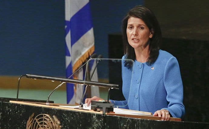 Hejli: Dodatne sankcije Rusiji i Iranu su na stolu Hejli: Dodatne sankcije Rusiji i Iranu su na stolu