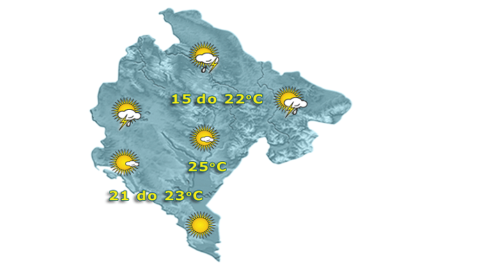 Danas sunčano, do 25 stepeni Danas sunčano, do 25 stepeni
