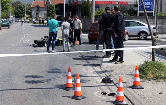 Podgorica: Poginuo motociklista Podgorica: Poginuo motociklista