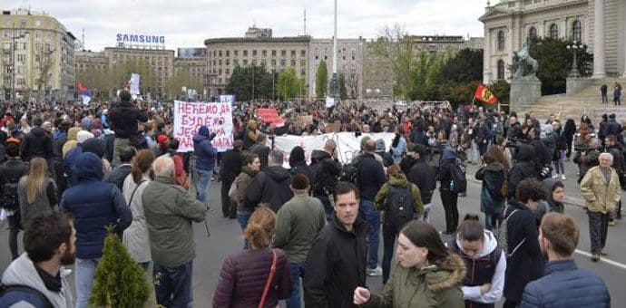 Još jedan protest u Beogradu Još jedan protest u Beogradu