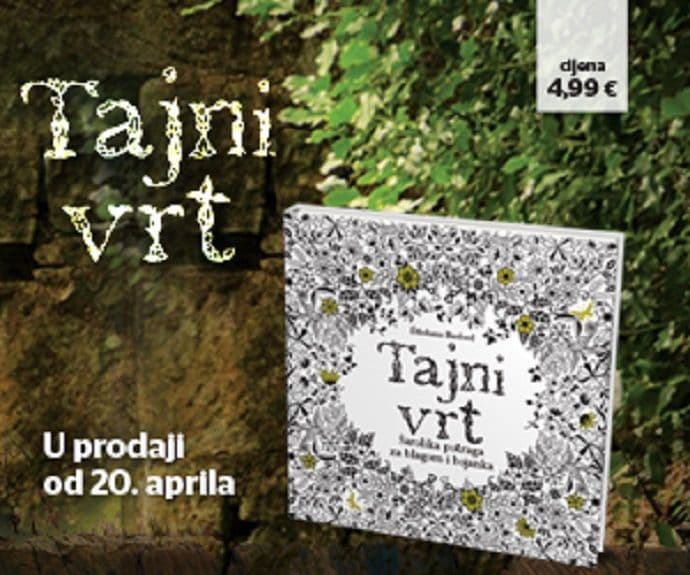 Novi bestseleri sa "Amazona": Tajni vrt - bojanke za odrasle  Novi bestseleri sa "Amazona": Tajni vrt - bojanke za odrasle