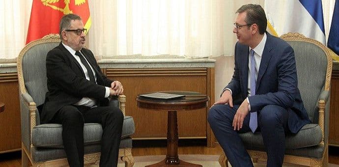 Vučić - Mićunović: Ostaću posvećen dobrim odnosima sa CG Vučić - Mićunović: Ostaću posvećen dobrim odnosima sa CG