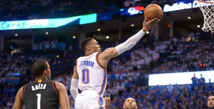 U okršaju MVP kandidata slavio Vestbruk, brejk Bostona U okršaju MVP kandidata slavio Vestbruk, brejk Bostona