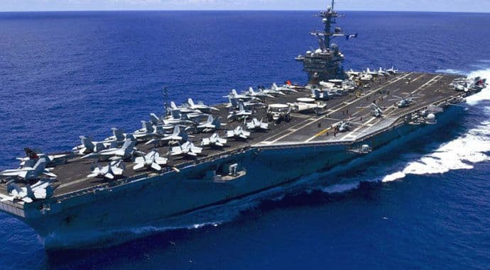 Sjeverna Koreja spremna da potopi američki nosač aviona Sjeverna Koreja spremna da potopi američki nosač aviona