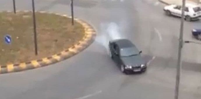 BMW "divljao" ulicama Podgorice BMW "divljao" ulicama Podgorice