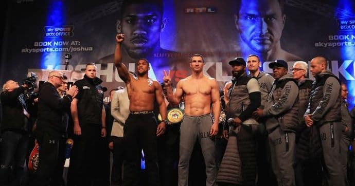 Večeras na Vembliju borba vijeka: Kličko - Džošua! Večeras na Vembliju borba vijeka: Kličko - Džošua!