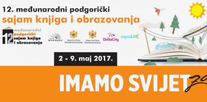 Počinje 12. Međunarodni podgorički sajam knjiga i obrazovanja Počinje 12. Međunarodni podgorički sajam knjiga i obrazovanja