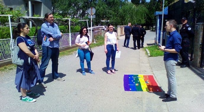 LGBT protest ispred ruske ambasade LGBT protest ispred ruske ambasade