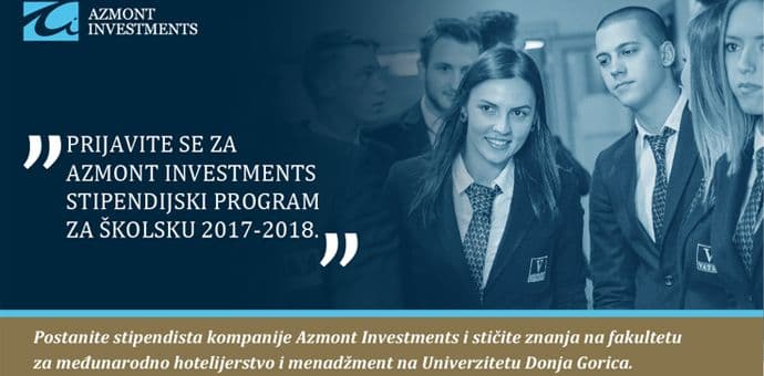 Produžen rok za prijave na Azmont Investments Stipendijski program Produžen rok za prijave na Azmont Investments Stipendijski program